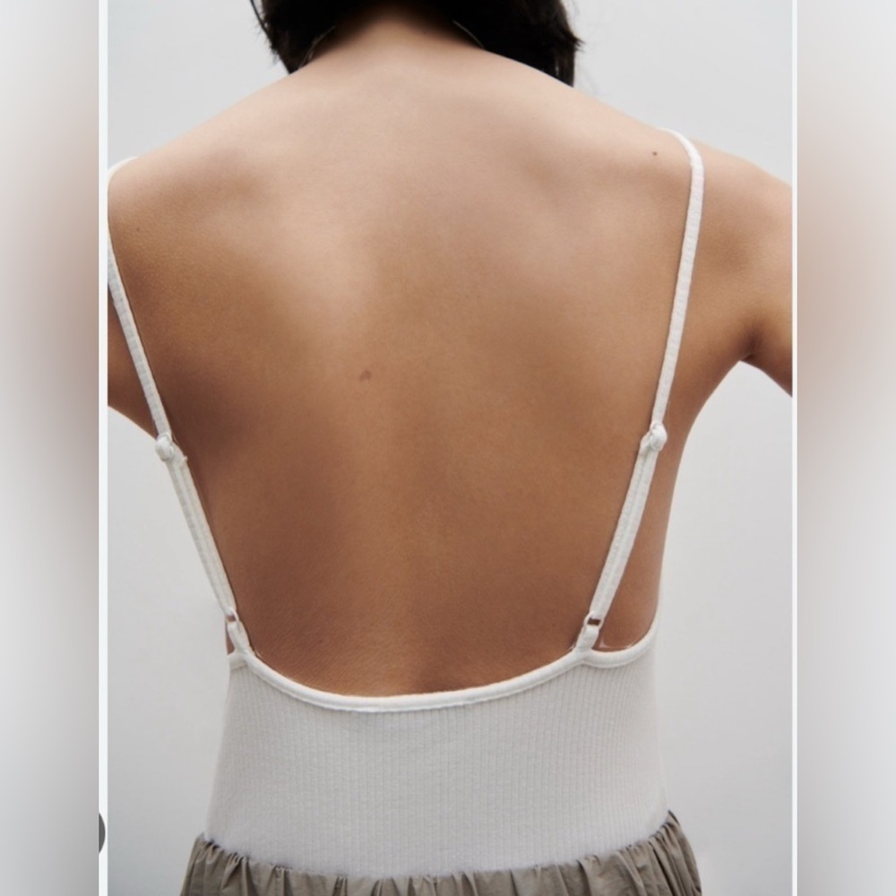 ZARA Combination Tank Moda Jogger Pant Jumpsuit‎ Grunge Revival Indie Sleaze Med - Picture 3 of 9